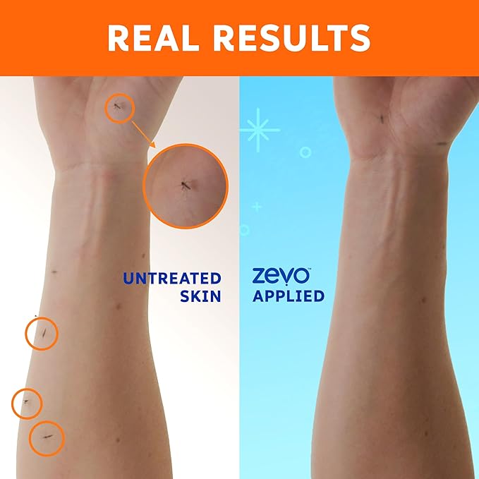 Zevo On-Body Tick & Mosquito Repellent Spray - 8-Hour Insect & Bug Spray - Odorless, Non-Sticky Formula for The Whole Family (1 Pump Bottle & 2 Aerosol Bottles)