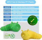 IFiwin Fidget Slug, Sensory Slug Toys, Rainbow Caterpillar Toy