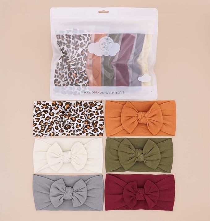 Baby Girls Headbands with Bows Infant Toddler Headwrap Hair Accessories