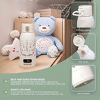 Portable Bottle Warmer for Travel 17oz Capacity - Fast Heating for Milk & Water, Portable Milk Warmer Suitable for Baby Outdoor, Airplane, and Car - Long Battery Life & Fast Charging