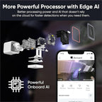 Wyze Cam v3 Pro Wired 2K Outdoor/Indoor Wi-Fi Camera for Home Security, Pet Baby Kids Elderly Monitoring, Edge AI, Color Night Vision, Spotlight Camera, Works with Alexa & Google Assistant, White