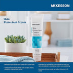 McKesson Vitamin A & D Skin Protectant Cream with Zinc Oxide - Incontinence Barrier Cream, Diaper Rash, Healing Dry and Cracked Skin - 6 oz, 1 Count