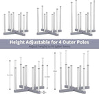 Baby Bottle Drying Rack, Reusable Bag Drying Rack, Water Bottle Drying Rack, Collapsible Drying Rack for Cups, Mugs and Glass, Sports Bottle Drying Rack