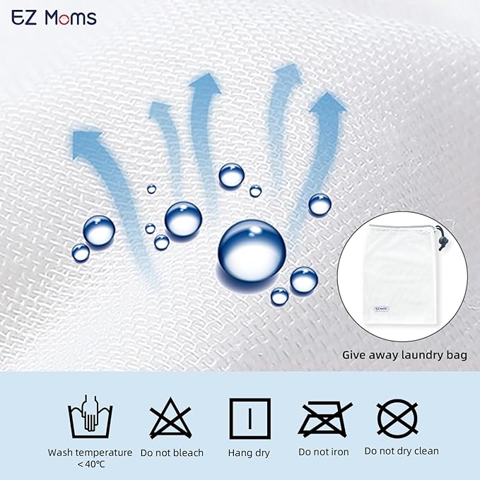 EZ Moms 6 Packs Absorption Toddler Potty Training Underwear for Boys 100% Cotton Toilet Training Pants 4T-5T Boys Leakproof Reusable Kid Confident Toddler Panties Pee Pants with Potty Sticker Chart