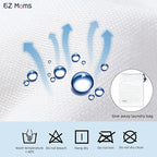 EZ Moms 6 Packs Absorption Toddler Potty Training Underwear for Boys 100% Cotton Toilet Training Pants 1T Leakproof Reusable Kid Confident Toddler Panties Dinosaur Pee Pants with Potty Sticker Chart