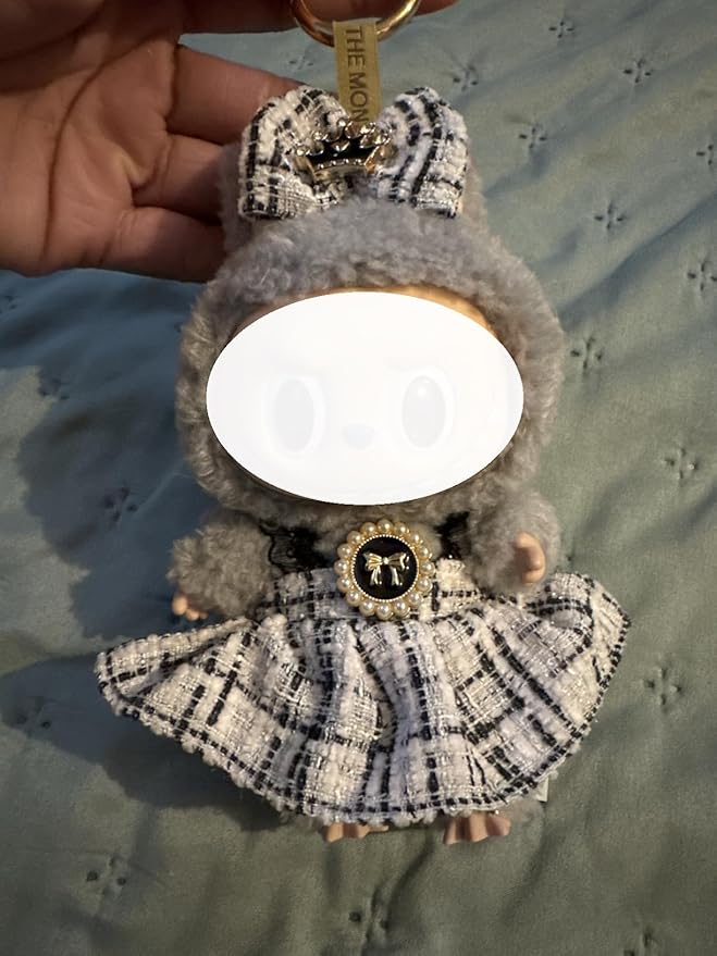 Clothes for LA BUBU 17cm Doll (NO Doll),Outfit for LABUBU,Clothes Set for LA BUBU Dress Up,Accessories for LA BUBU