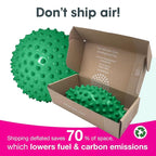 Edushape Original Sensory Ball - 7" Deflated Green Color Baby Ball Enhances Gross Motor Skills for Kids 6 Months & Up