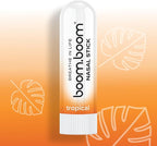 BoomBoom Nasal Stick | Vapor Flow Technology | Cool Refreshing Sensation | Natural Mood Boost | Simple Ingredients | Essential Oils + Menthol Inhaler (Tropical)