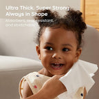 Bc Babycare Dry Wipes, Plant-based Fibers, Wet and Dry Multi-Use Facial Cloth and Baby Wipe, Hypoallergenic and Gentle on Skin, 48 Count, 4 Packs