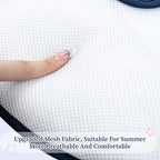 Pea Pod Baby Car Seat Head Support for Newborn, 2 in 1 Infant Car Seat Head Body Support for Boys Extra Soft Breathable Baby Car Seat Cushion Insert for Strollers, Swings, and Bouncers, Blue Space