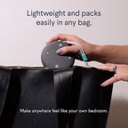 SNOOZ Go - Portable Travel Sound Machine, 6 Sounds, Fan, Pink & White Noise, Rechargeable Bluetooth Speaker, Sleep Aid for Adults, Kids, Office Privacy, Sleeping Essential for Gift Registry - Charcoal