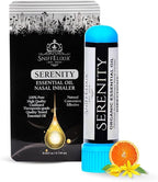Serenity Nasal Inhaler Stick, Aromatherapy Oils for Calm, Stress Relief, & Mood with Ylang Ylang & Mandarin Essential Oil