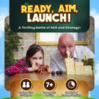 Catapult Feud Board Game – Fun Family Strategy Game for Kids & Adults 7+ – Build Castle Defenses & Launch Epic Battles – Durable – 20-Min Playtime