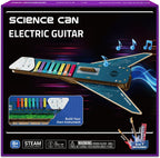 Science Can Science Kit for Kids Age 8-12, DIY Electronics Guitar Stem Kits, 3D Wooden Puzzles Building Own Musical Instruments, Great Gifts Stem Toys for Ages 8-13 Boys & Girls