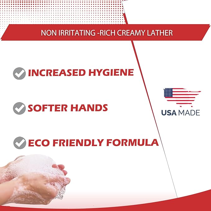 GreenFist Foaming Hand Soap Refills Strawberry Scent Jug Foam Refill Made in USA, 128 ounce (1 Gallon)