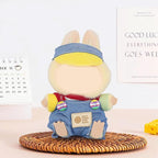 Adorable 3 Pcs Mini Doll Clothes Set – Hat, T-Shirt & Candy Bib Pants for 15cm/17cm Dolls – Vibrant Outfits & Accessories Fits 15cm Dolls (No Doll)