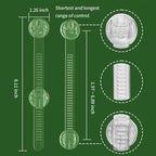 Baby Proof Cabinet Locks, Safe Quick and Easy Transparent Drawer Door Latches, Adjustable No Drilling Child Safety Cabinet Straps for Fridge, Oven, Dishwasher, Toilet Seat (L, Count, 6)