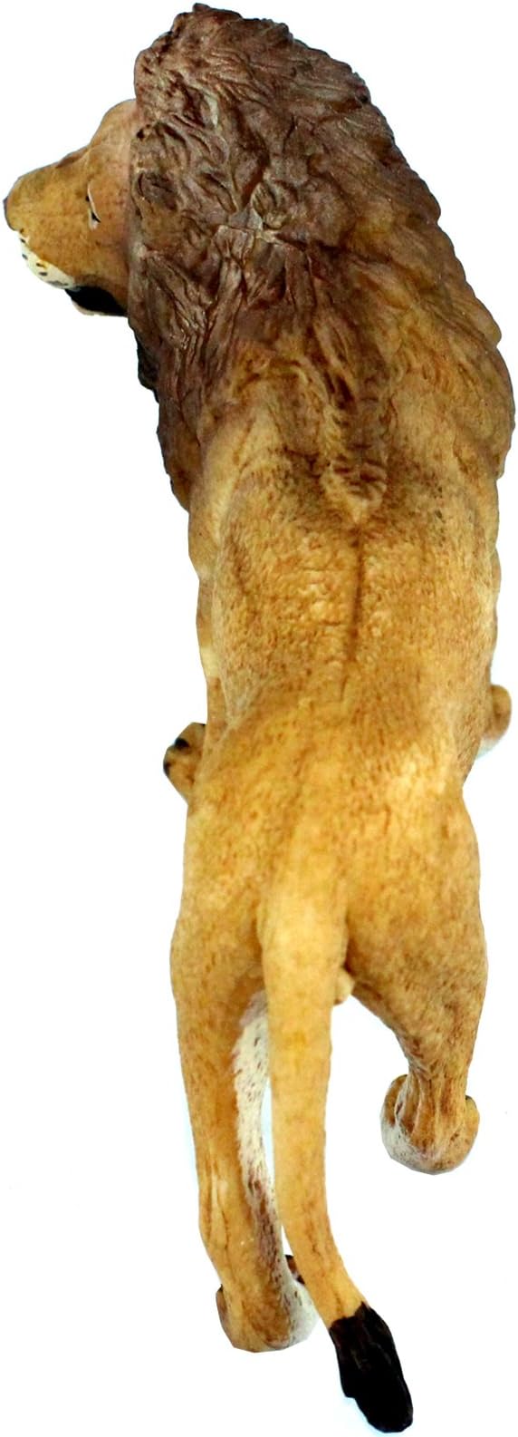 FUNSHOWCASE African Jungle Animals Male Africa Lion Toy Figure Realistic Plastic Figurine Height 2.6-inch