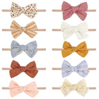 Baby Girl Headbands and Bows, Newborn Infant Toddler Nylon Hairbands Hair Accessories
