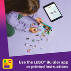 LEGO Friends Paisley's Room Building Toy - Pretend Play Set for Kids, Girls and Boys, Ages 6+ - with 2 Minidolls, Pet Bunny Figure, and Plushie-Style Piece - Gift Idea for Birthdays - 42647