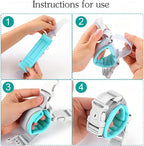 Toddler Leash for Walking, 2-in-1 Anti Lost Wrist Link & Baby Harness with Security Lock, 6.6Ft Long Rein for Boys & Girls 1-3 Years Old for Outdoor Activities, Park, and Travel（Pink）