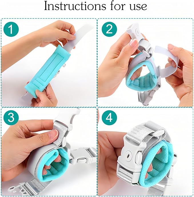 Toddler Leash for Walking, 2-in-1 Anti Lost Wrist Link & Baby Harness with Security Lock, 6.6Ft Long Rein for Boys & Girls 1-3 Years Old for Outdoor Activities, Park, and Travel（Pink）