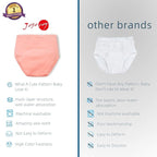 Joyo roy 6Pcs Potty Training Underwear for Boys and Girls 100% Cotton Soft Absorbent Potty Training Pants Leakproof Unisex Toddler Panties 5T Underwear Baby Pee Pants with Sticker Chart for Kids