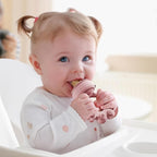 2 Pack Baby Fruit Food Feeder+Breastmilk Popsicle Molds,Baby Teethers,BPA Free,2mm Fine Holes to Prevent Choking,Perfect for Teething Relief & Infant Solid Food Introduction,3 M+（ Mauve Pink, Cream）