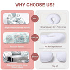 PILLANI Nursing Pillow for Breastfeeding, Breast Feeding Must Haves, Baby Pillow, Breast Feeding Pillow for Mom & Baby, Removable Cotton Cover, Adjustable Waist Strap, Breastfeeding Essentials Newborn