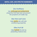 Tubby Todd Baby Cradle Cap Solution - The Bye-Bye Cradle Cap Kit - Cradle Cap Gel 1.8 Oz, Shampoo + Body Wash 8.5 Oz, Lotion 8.5 Oz, All Over Ointment 3.5 Oz, & Cradle Cap Brush - Fragrance-Free