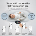 Woddle Multifunctional Smart Baby Changing Pad with Medical Grade Scale for Critical Weight Monitoring + AI App, Noise Machine, Warmer, Night Light, Touchscreen Tracker, All-in-One