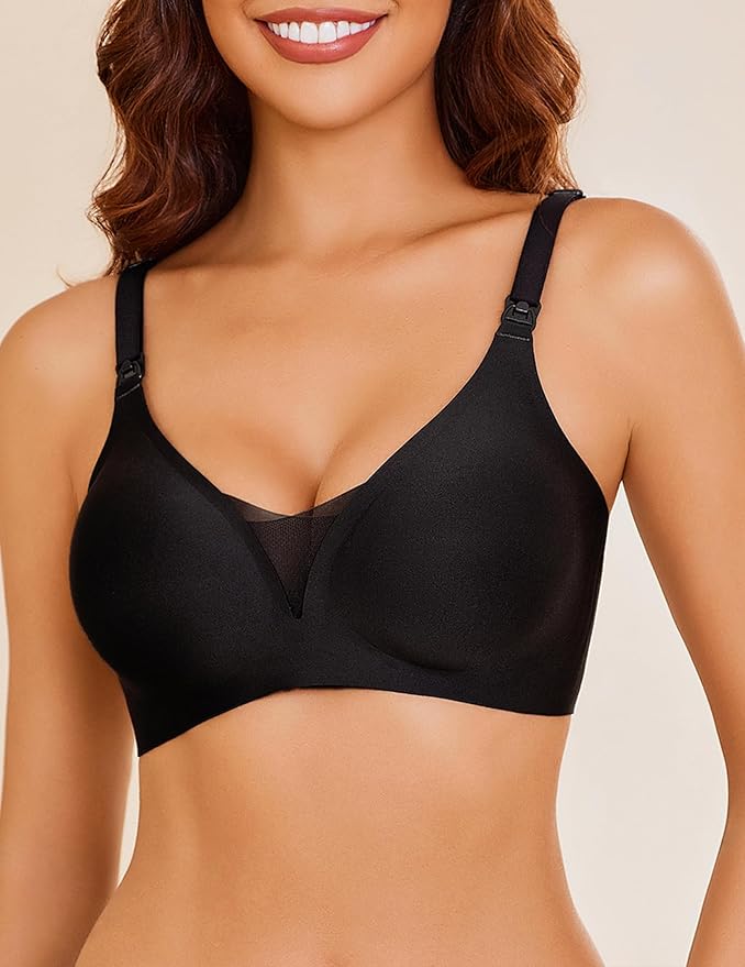 Avidlove Nursing Bras for Breastfeeding Seamless Ultra Comfort Pregnancy Maternity Wireless Bralette