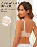 HBselect 3Pack Nursing Bras for Breastfeeding Seamless Scalloped Maternity Bras for Pregnancy Ultra Comfort Sleep Bras