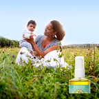 Badger Baby Oil, 100% Organic Ingredients to Soften & Moisturize Dry Skin or Cradle Cap, Soothing Vegan Organic Baby Oil, 4 fl oz Glass Bottle