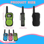 3 Pcs Walkie Talkies for Kids Rechargeable 3 KM Handheld Walkie Talkies Long Range 22 Channel 2 Way Radio Birthday Party Gifts for 3-12 Years Old Girls Boys Outside Adventure Camping Hiking