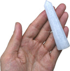 Amazing Gemstone Blue Calcite Celestite Crystal Towers ~ Natural Healing Crystal Point Obelisk for Reiki Healing and Crystal Grid (3 to 4 INCH)