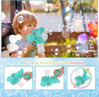 Onory 2 Pack Bubble Gun Machine for Kids, Bubble Gun with Bubble Solutions for Boys Girls, Bubble Blaster for Summer Toy, Party Favors, Outdoor & Indoor Activity, Birthday Gift, Bubble Blower