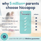 Hiccapop Baby Wipe Warmer and Baby Wet Wipes Dispenser | Baby Wipes Warmer for Babies | Diaper Wipe Warmer with Changing Light, Gray