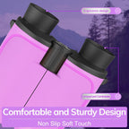 Compact Binoculars for Adults High Powered - OPAITA 20x32 Small Binoculars for Adults Kids with Low Light Vision for Hunting Cruise Ship Travel Concert Hiking Violet