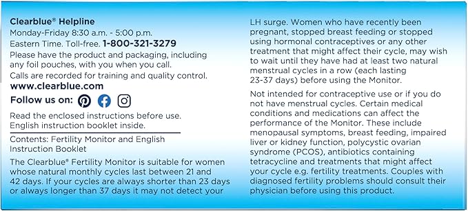 Clearblue Fertility Monitor, 1 Touch-Screen Monitor, 1 Ct