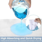 Zomiboo 30 Pack Birdseye Cotton Diapers for Babies Large 27 x 27 Inch Reusable Burp Cloths with 30 Diaper Pins for Babies Boy Girl Toddlers