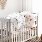 GRSSDER Nursing Pillow Cover Stretchy Minky Removable Nursing Covers for Breastfeeding Pillows, Ultra Soft Comfortable Slipcover for Boy and Girls, Pretty Swan/Watercolor Dandelion Pattern