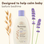 Aveeno Baby Calming Comfort Bath & Wash with Relaxing Lavender & Vanilla Scents & Natural Oat Extract, Hypoallergenic & Tear-Free Formula, Paraben-, Phthalate- & Soap-Free, 8 fl. Oz