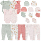 Unisex Baby Boy Girl Bodysuits Sets 20 Pack Cotton Casual New Born Clothes Comfort Infant Outfit Essentials