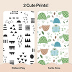 The Honest Company Clean Conscious Diapers for Delicate Skin | Up to 100% Leakproof | Hypoallergenic, Fragrance Free | Gender Neutral | Club Box, Size 2 (12-18 lbs), 72 Count (Prints May Vary)