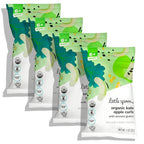 Little Spoon Kale Apple Meltable Baby Puffs, Organic Corn Quinoa Sorghum, No Rice, No Added Sugar Snacks, Encourages Self-Feeding, 1 Oz Bag, 4 Pack