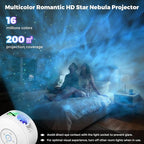 Smart Star Light Projector,Galaxy Projector with 6 Projection Slide,Smart APP & Voice Control Rotatable Galaxy lamp with 24H Timer and 37 White Noises Cloud Light Gift for Kids Room Decor(White)