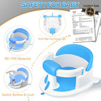 Baby Bath Seat for Babies 6 Months & up, Non-Slip Toddler Bath Seats for Babies Sitting Up,Safe Infant & Newborn Baby Bath Chair Support for Bathtub/Living Room/Shower Room, Blue