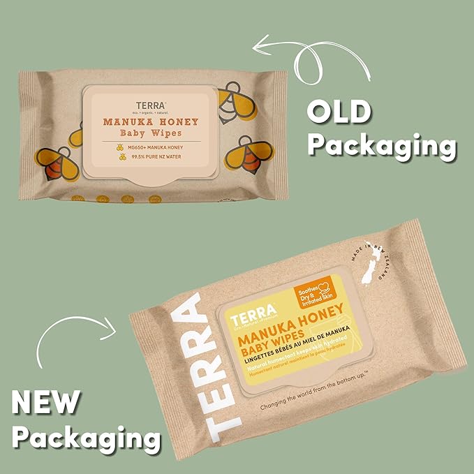 Baby Wipes - Manuka Honey 70 Pack by Terra