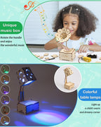 Poraxy STEM Kits for Kids Age 8-10-12, 6 in 1 Science Kits, Wooden 3D Puzzles, Toys for Ages 8-13, Building Projects Crafts Model Kits, Birthday Gifts for Boys Girls Ages 7 8 9 10 11 12 13 Years Old